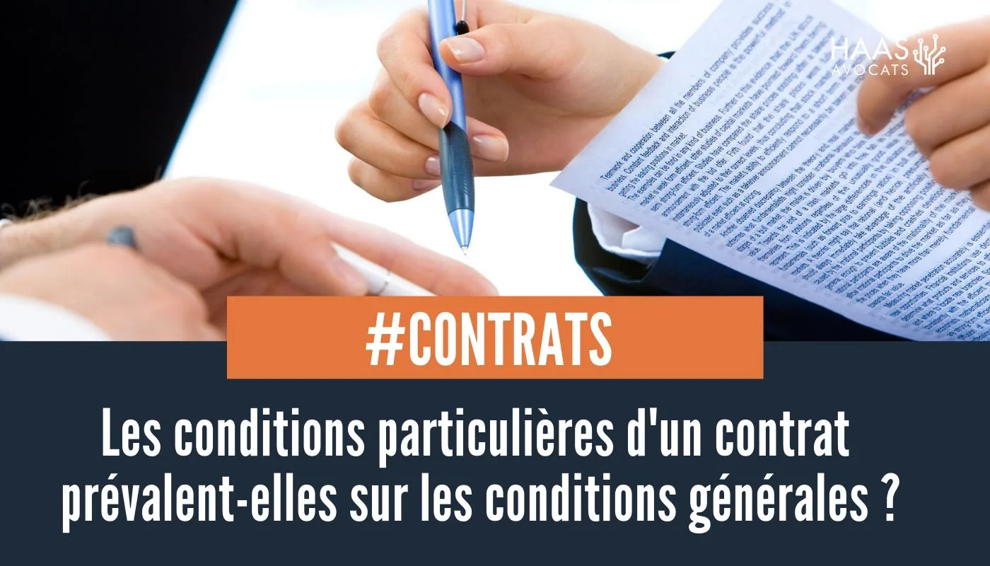 conditions générales et conditions particulières dun contrat