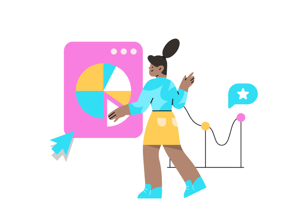 person working online
