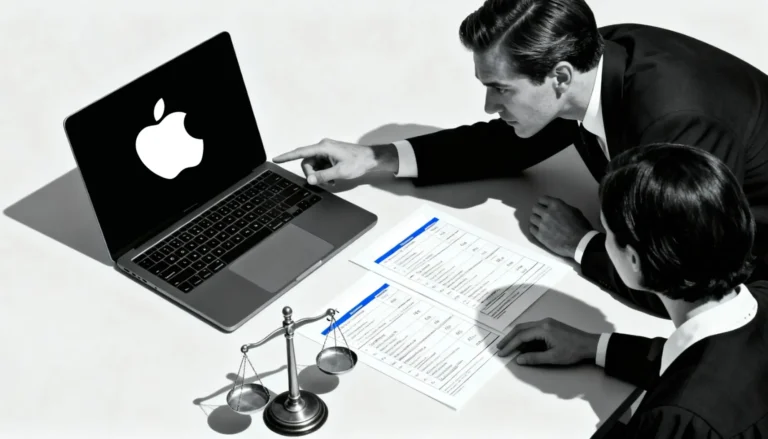 Expertise en droit et contrats Apple.