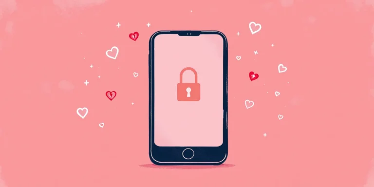Téléphone mobile avec cadenas, symbolisant la sécurité juridique et la confidentialité des informations pour les clients et partenaires.